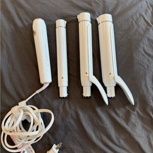 T3 White Interchangeable Hair Styling Set